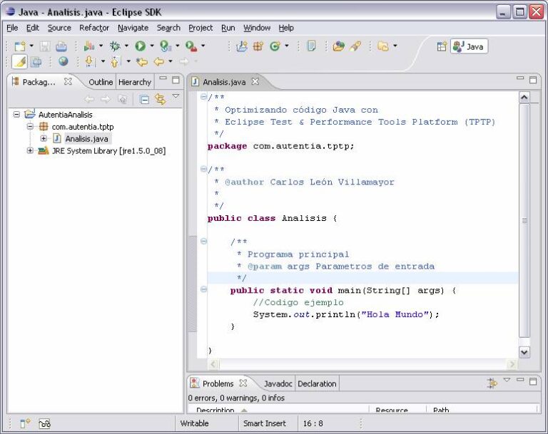 Optimizando con Comentarios en Java