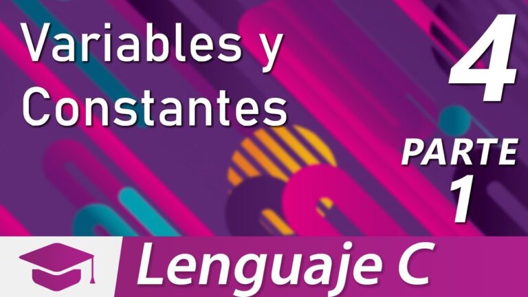Programación: Constantes y Variables en C